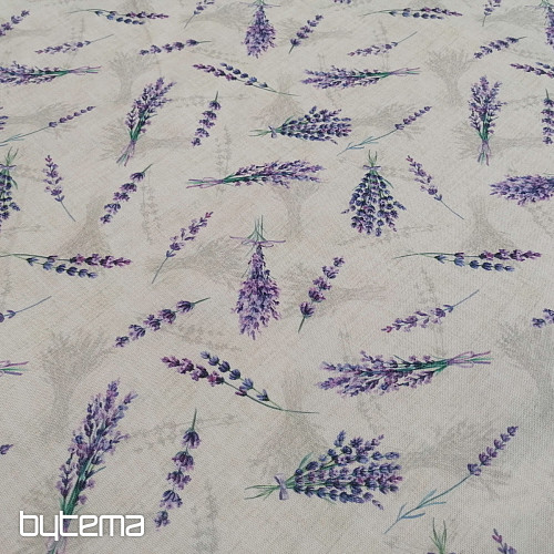 Lavender decorative fabric