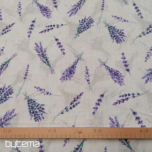 Lavender decorative fabric