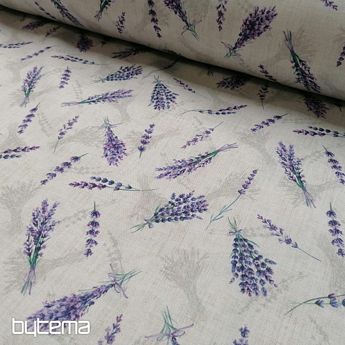 Lavender decorative fabric