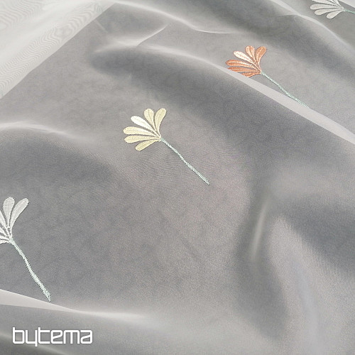 Voial luxury curtain 966/290 flowers