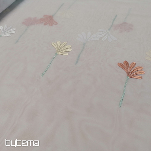 Voial luxury curtain 966/290 flowers