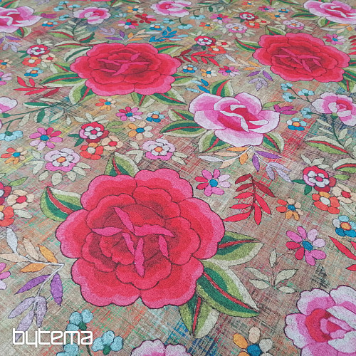 Decorative fabric Flowers Manila 280 cm