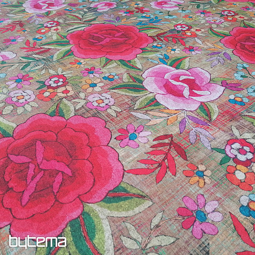 Decorative fabric Flowers Manila 280 cm