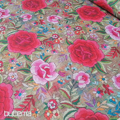 Decorative fabric Flowers Manila 280 cm