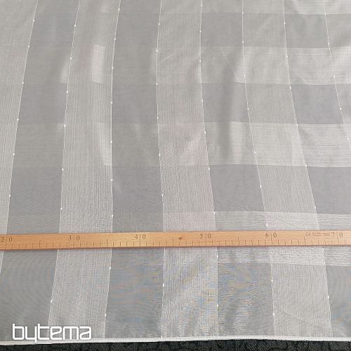 Voial curtain 5533 cubes white