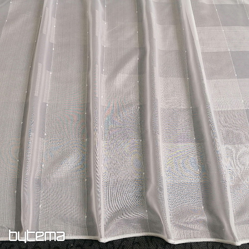 Voial curtain 5533 cubes white