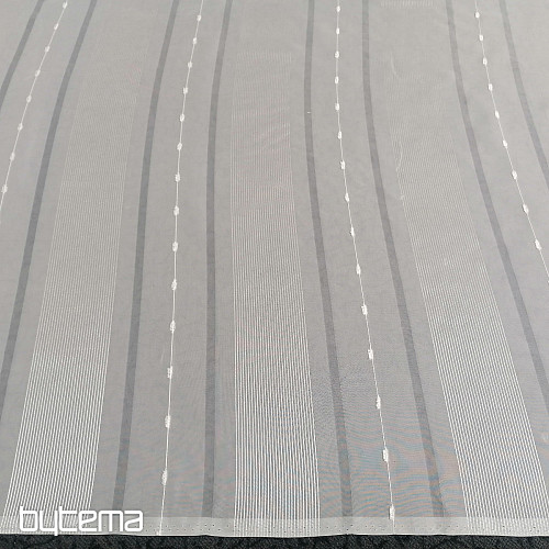 Curtain light cream stripes with stripes
