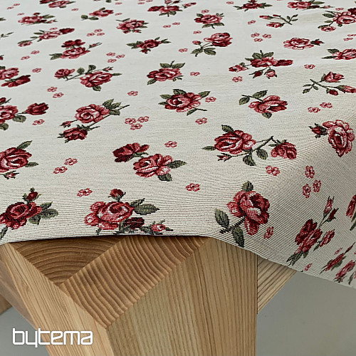 Tapestry tablecloth and scarf EDEN ROSES