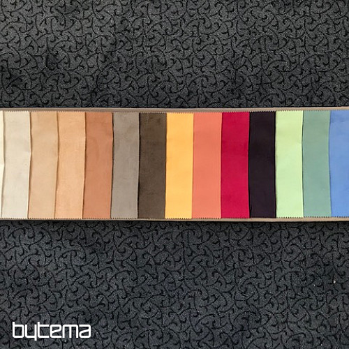 Unicolored decorative fabric Alcantra