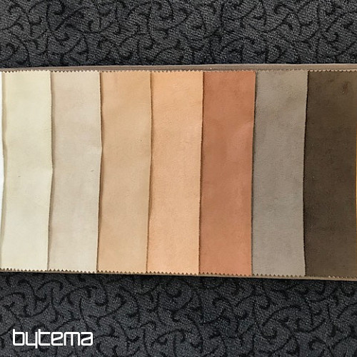 Unicolored decorative fabric Alcantra