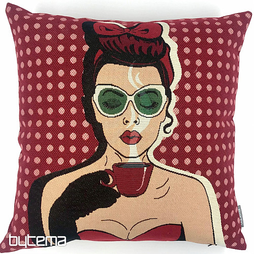 COMICS WOMAN I tapestry cushion cover