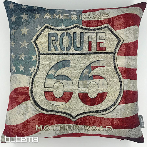 Tapestry pillow-case ROUTE 66