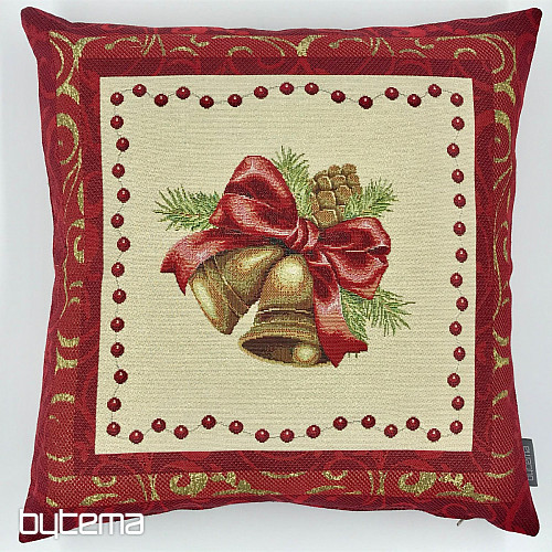 Christmas decorative pillow BELL IN FRAME