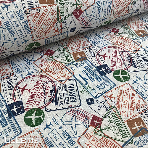 Decorative fabric TRAVEL