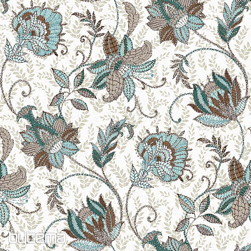 Decorative fabric  DORKA turquoise