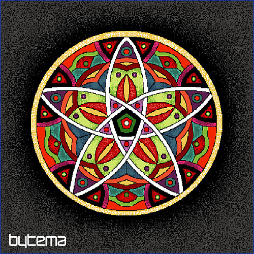 Tapestry cushion cover MANDALA 1