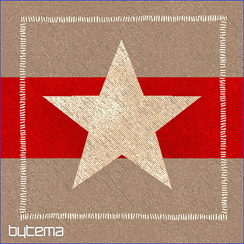 Tapestry cushion cover RED STAR 2