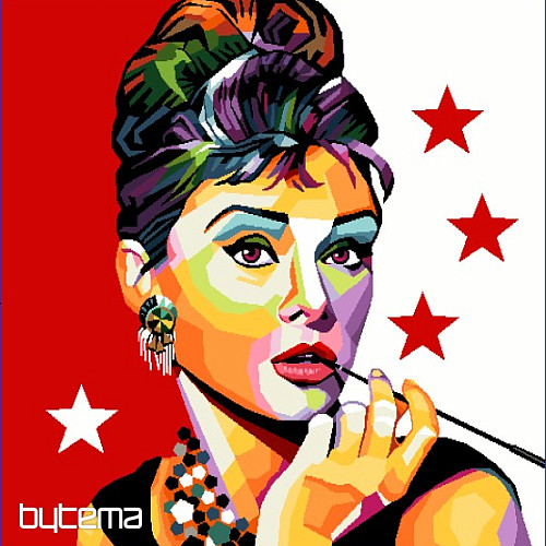 COMICS Audrey Hepburn Tapestry Cushion Cover