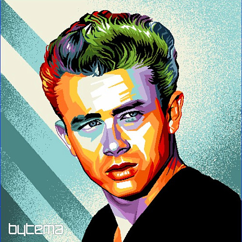 COMICS James Dean Tapestry Cushion Cover