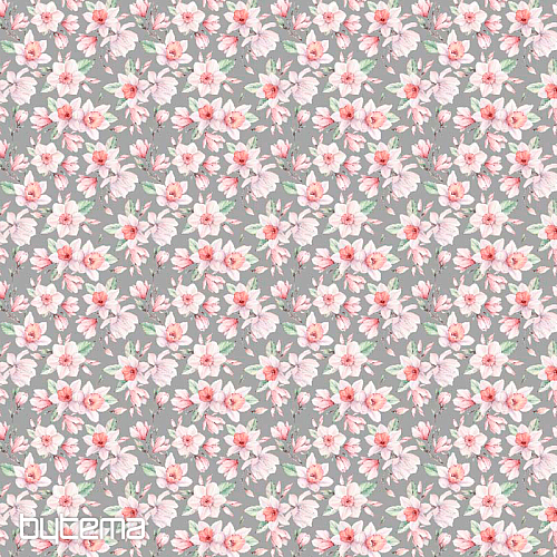Decorative fabric CESIRA flowers