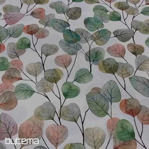 Decorative fabric AUTUMN III green