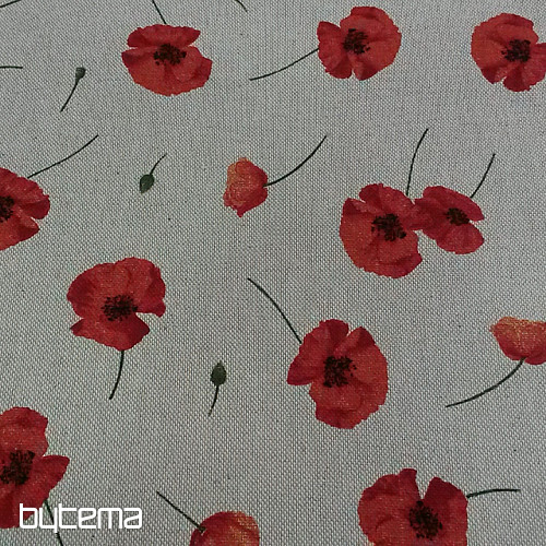 Decorative fabric POPPY