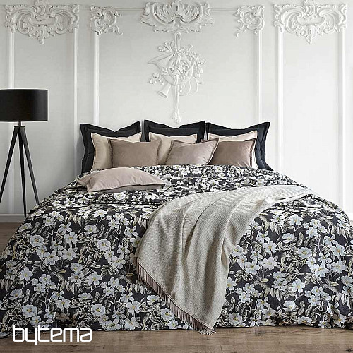 Decorative fabric  LEIRE black