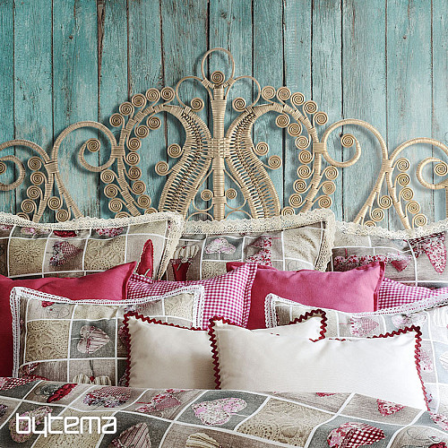 Decorative fabric HEARTS LIDIA 501