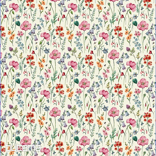 Tapestry fabric BLOOMING MEADOW