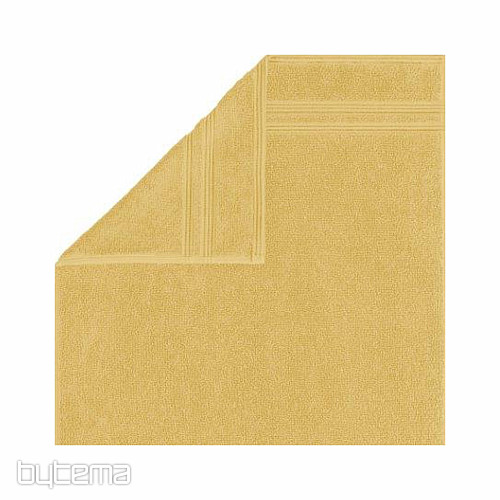 Luxury towel and bath towel MANHATTAN GOLD 127 ocher