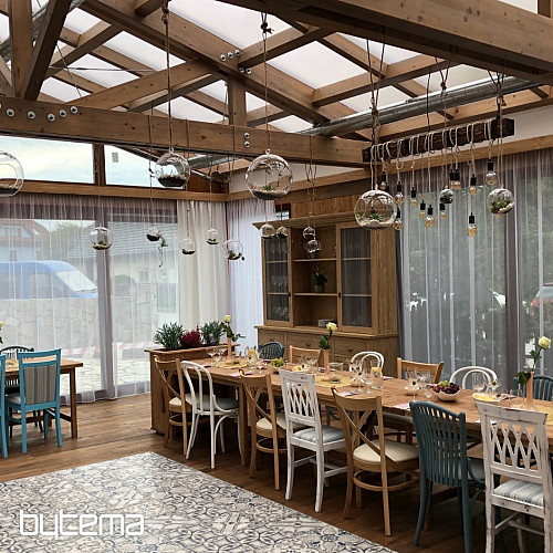 Unicolored design decorative fabric GERSTER 7650