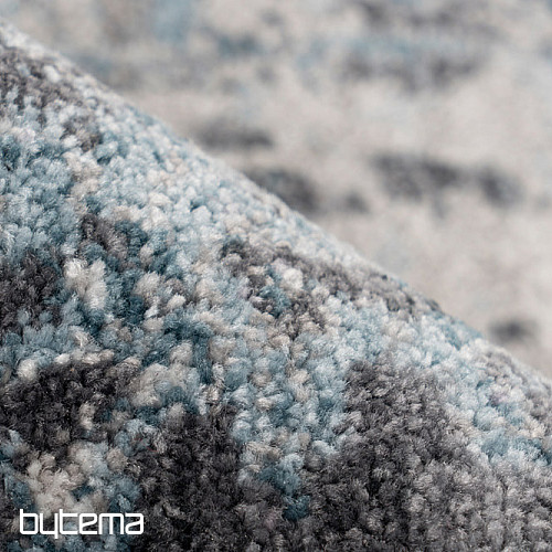 Modern carpet MEDELLIN 400 silver / blue