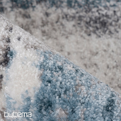 Modern carpet MEDELLIN 407 silver / blue
