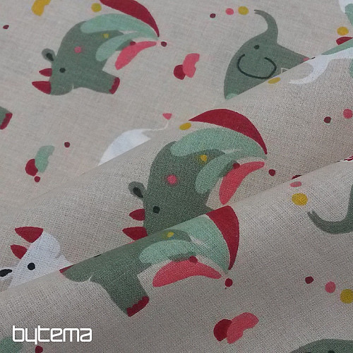 Cotton fabric RHINOS