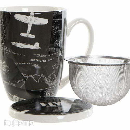 Tea set with Aviation sieve 300 ml