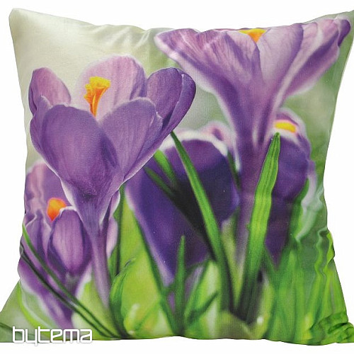 Decorative cushion cover CROCUSES