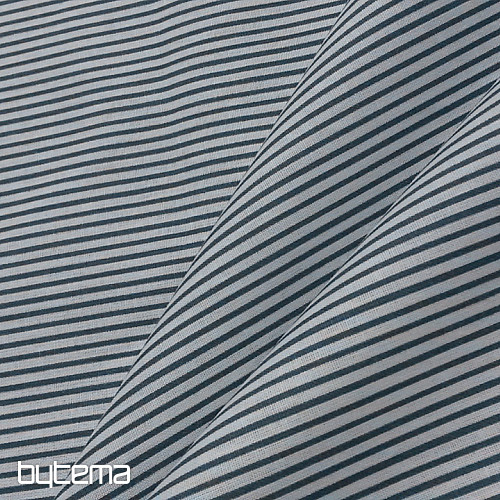 Cotton fabric STRIP blue