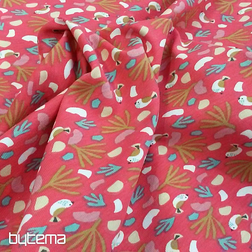Cotton jersey BIRDS LIPO