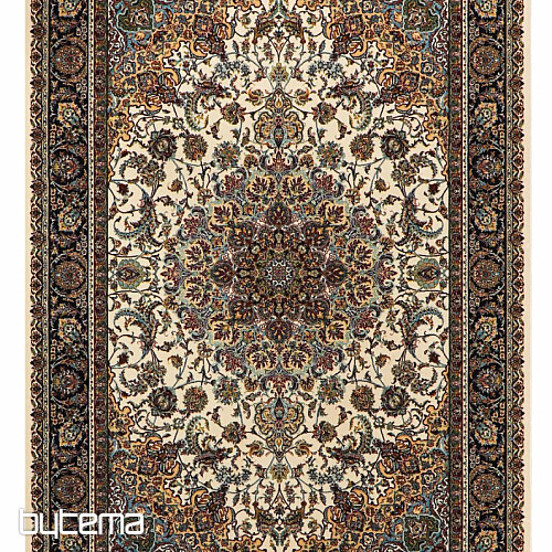 Luxury acrylic carpet RAZIA 5503 brown / white
