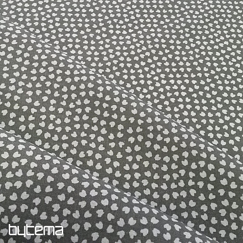 Cotton fabric HEART menthol