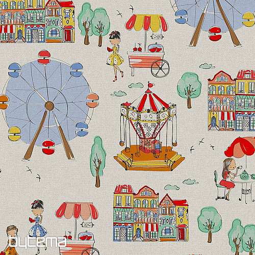 Decorative fabric SUMMER digital print