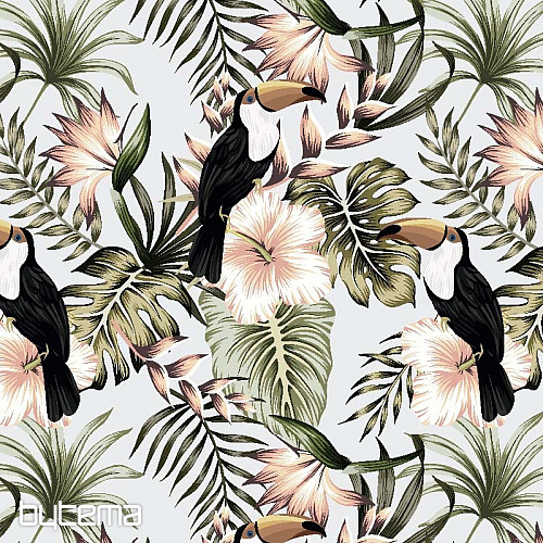 Decorative fabric AMERIKA toucan