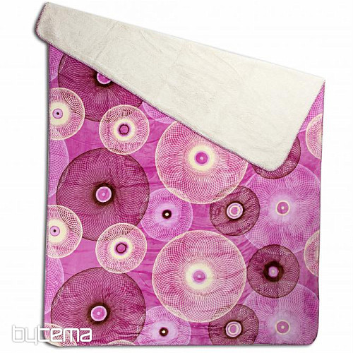 Blanket SHEEP - purple bubble