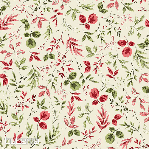 Decorative fabric  VALERIE leaves