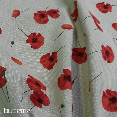 Decorative fabric POPPY
