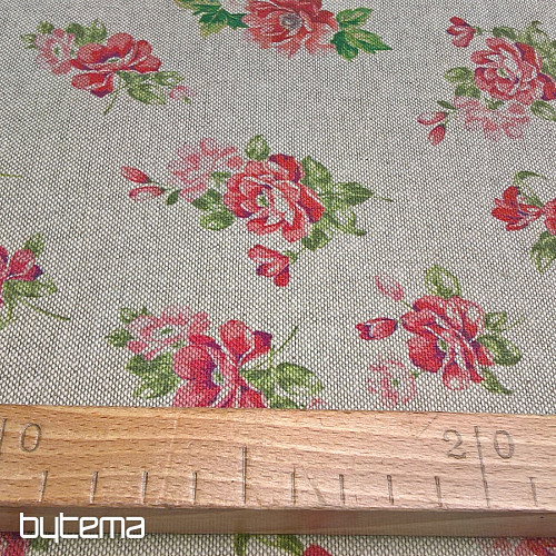 Decorative fabric MARTA Flowers digital