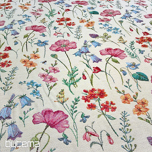 Tapestry fabric BLOOMING MEADOW