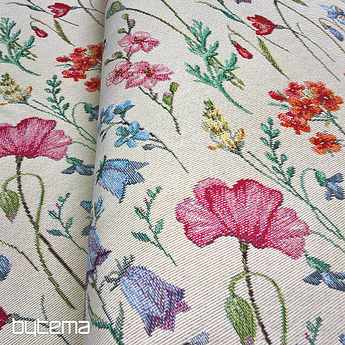 Tapestry fabric BLOOMING MEADOW
