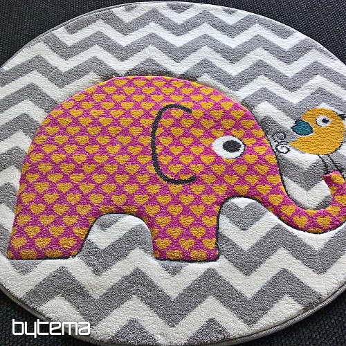 Children carpet PASTEL Elephants
