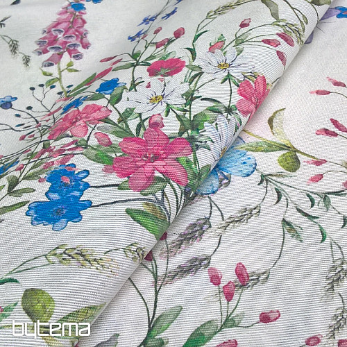 Decorative fabric MALVA MEADOW BLOSSOM